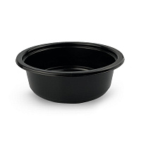 Миска под запайку ПР-МС-375 400мл РР черная (560)
