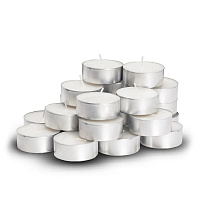 Свеча в гильзе плавающая чайная 3ч 100шт Эконом Textop (15)