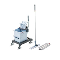 Набор "Vileda Ultra Speed Pro" одноведерный 25л с трансп. ручкой + моп и держатель арт. 150360