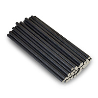 Трубочки бумажные 140*6мм "Black" черные 250шт