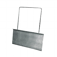 Движок для снега 1000х500мм дюраль с П-образной металлической ручкой Петром