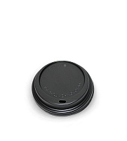 Крышка пластиковая d=90 черная ПР TLS (100/1000)