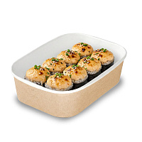 Контейнер картонный без крышки CASE BOWL 860мл 190*135*51мм OSQ (45/360)