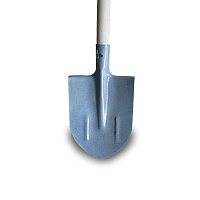 Лопата штыковая остроконечная, с деревянным черенком