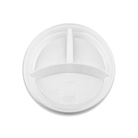 Тарелка пластиковая 205мм 3-секц. ПС СТ (100/1800)