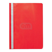 Папка-скоросшиватель А4 красная (бордовая)