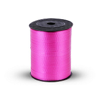 Лента упаковочная декоративная 5мм*500м розовая/фуксия