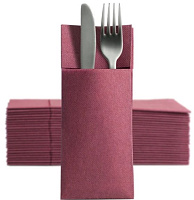 Конверты премиум бумажный 32*38см S.Point (Duni) бордовый 50шт 52117 (25)