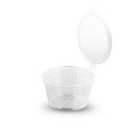 Соусник прозрачный с крышкой 80мл "Перинт" (80/960)