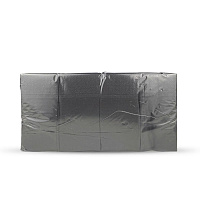 Салфетки бумажные 2-слойные 33×33см 1/8 сложения 200шт черные (9)