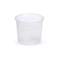 Контейнер круглый d112мм 500мл супница прозрачный PP Перинт (50/400)