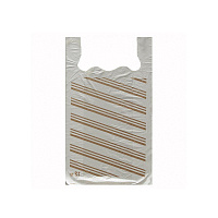 Пакет-майка "Полоса" белый 35*65см 18мк (100/1000)