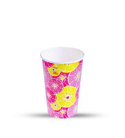 Стакан для холодных напитков Цитрус красный 400-550мл d=90 (50/800)