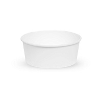 Контейнер картонный круглый Round Bowl 750мл W белый без крышки d128/150*h60 OSQ (45/270)
