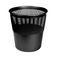 Корзина для бумаг 9л d=26 h=27 черная