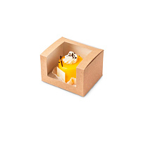 Коробка картонная с окном SOLO SHOW BOX 130*110*80мм OSQ (25/350)