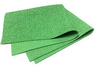 Салфетка прорезиненная для стекла и глянцевых поверхностей 37*40 зеленый/SPK