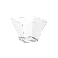 Чашка фуршетная Пагода 120 мл прозрачная 67*67*53мм 5032П (25/500)