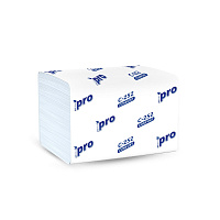 Салфетки бумажные для диспенсера 1-слойные V-сложение 16×21 200л Protissue N4 C252 (20)