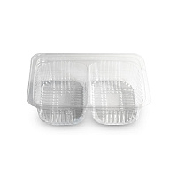 Контейнер-соусник 2-секц. "КС-155" "Протэк" (50/1200)