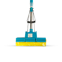 Швабра отжим "Лайма" 2ролика 27см рукоятка/нерж 115см