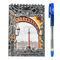 Блокнот А6 40л на спирали (80)