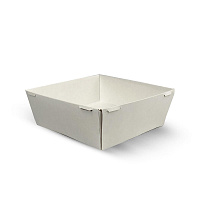 Контейнер "Smart Pack 900" 150/165*150/165*40 без крышки белый ForGenika (50/200)