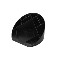 Подставка под канцелярию Simple с отд. под блок д/записей черная