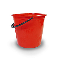 Ведро 6л без крышки красное
