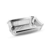 Форма алюминиевая прямоугольная "R1L" 212*147в 174*109н h40 870мл (Ф) (100/1000)