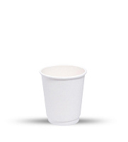 Стакан картонный 2-сл. 250мл белый d=80 (25/500)