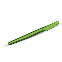 Нож из кукурузного крахмала зеленая 165мм 4035зел (50/1000)
