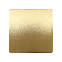 Подложка ламинированная золотая квадратная 2,5мм 30*30см 10шт