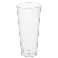 Стакан пластиковый 650мл d=90 Bubble Cup прозрачный глянцевый PP 1022 (25/500)