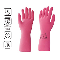 Перчатки латексные КРАСНЫЕ размер L HQ Profiline (50) 73585