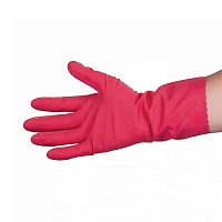 Перчатки резиновые многоцелевые "Vileda Multipurpose" размер L Красные (50)