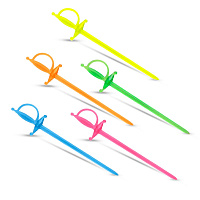 Пика декоративная пластиковая "Меч" (20)