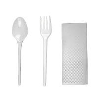 Набор:3/1 вилка, ст. ложка, салфетка арт. Н31-009 (50/300)