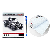 Тетрадь А5 40л на скрепке (80)