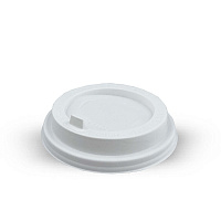 Крышка пластиковая d=90 белая с клапаном УК-90К (100/2000)