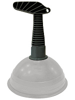 Вантуз резиновый 130x130x175мм  "Etna" серый (9)