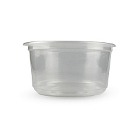 Контейнер круглый СПК115 d115мм 350мл h58.6мм прозрачный PP (50/500)