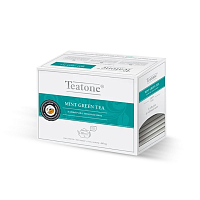 Чай teatone пакетированный на чайник 20пак*4г. зелёный с мятой арт.153 (6)
