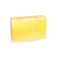 Салфетки бумажные 2-слойные 24×24см 250шт желтые "BigPack" (18)