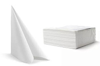 Салфетки премиум 40*40см Airlaid (Duni) белый 50шт 56504 (16)