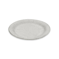 Тарелка бумажная d=170мм белая (100/1000)