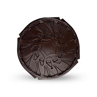 Дно для торта УК-290Н коричневое 248мм (10/400)