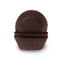 Тарталетки бумажные круглые коричневые 80*20мм (7000)