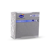 Салфетки 33*33 2-сл 125л Duni серые/гранит (16)