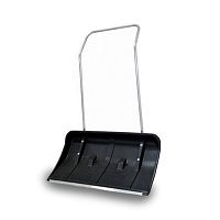 Лопата снегоуборочная BERCHOUSE (скрепер) на колесах, пластик, 82х45см, высота 120см, метал.ручка